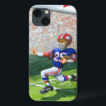 Cruzando a Linha de Meta para um Retoque<br><div class="desc">Ouçam a multidão rugindo enquanto assistem seu jogador favorito atravessando a linha do gol para um touchdown! Jay Throckmorton pintou esta cena dinâmica. Comprar cópia para você ou dê como presente para o fã de futebol em sua vida!</div>