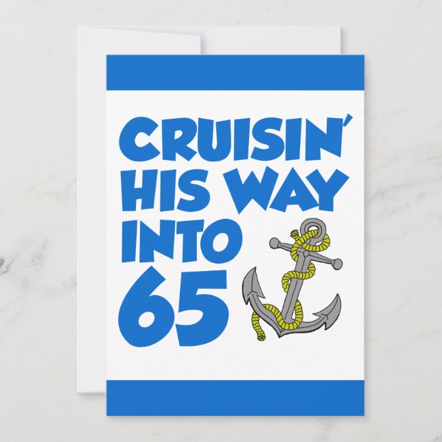 Cruzando Seu Caminho Em 65 Convites (Frente)