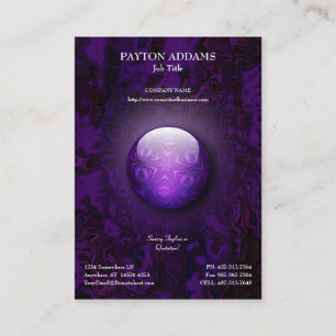 Cruze a jóia - cartão de visita vertical