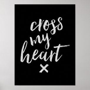 Cruze meu coração - poster inspirado