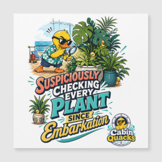 Cruzeiro de Pato Examinando Plantas Suspeitosament