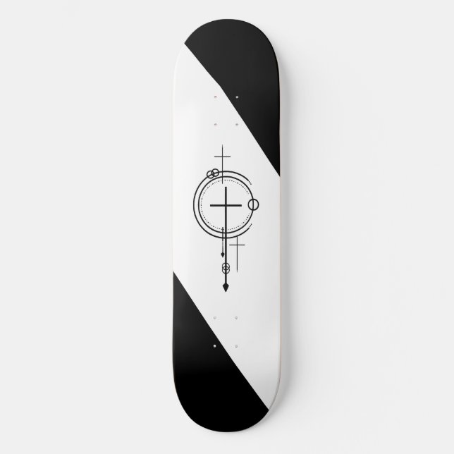 Cruzes Geométricas de Skate Cristão (Frente)