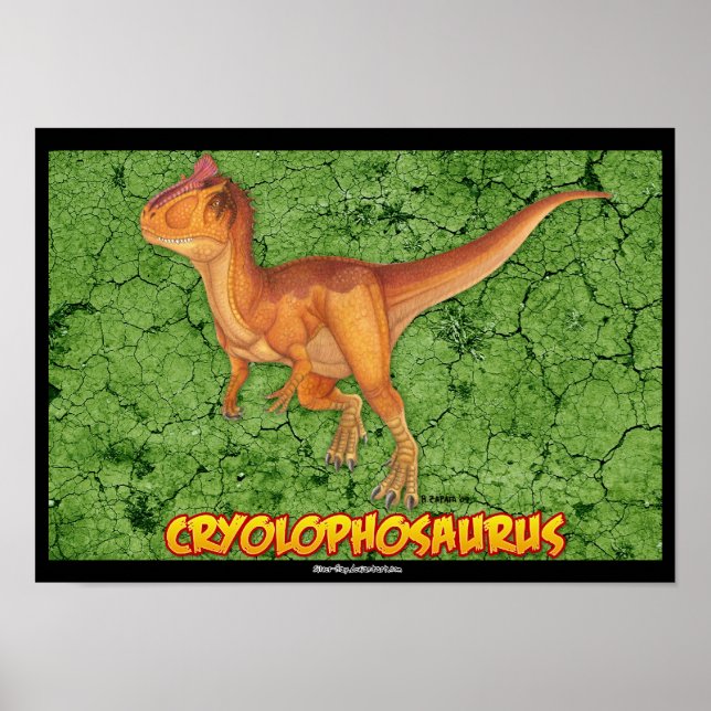 Cryolophosaurus Poster (Frente)