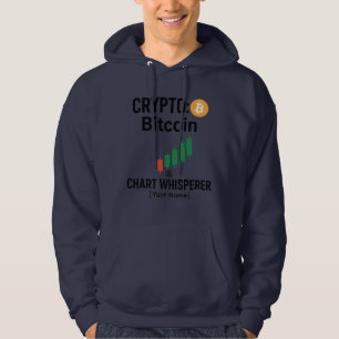 Crypto Bitcoin Gráfico Mago Trader Moletom