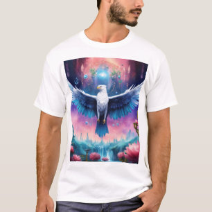 Crystal Eagle em Voo - T-Shirt de Resistência e
