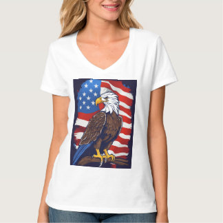 Crystal Eagle na Design de Camisa T de Voo