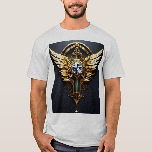 Crystal Eagle no voo T-Shirt (Frente)