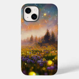 Crystal Fields em um Ouro Sunset Case-Mate iPhone
