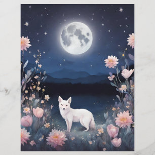 Crystal Fox Floral Scrapbook Junk