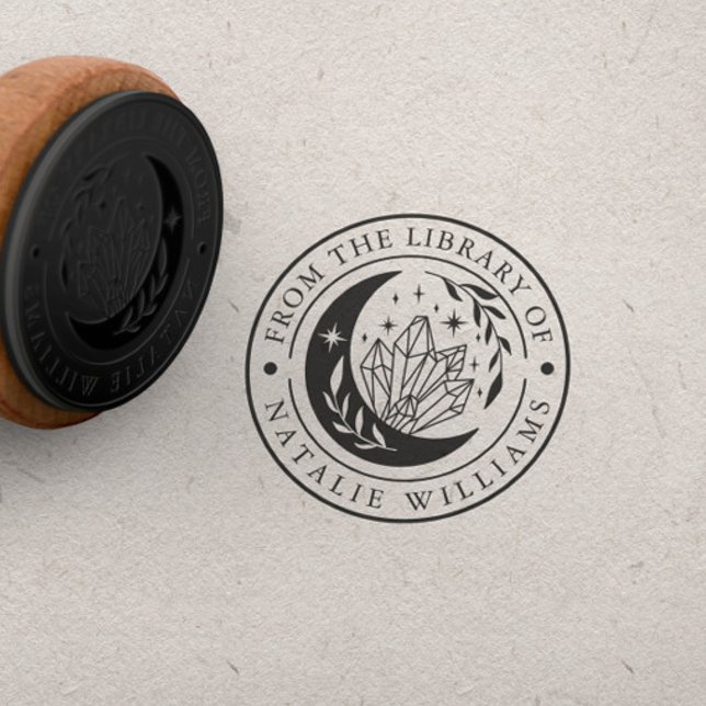 Crystal Moon da Biblioteca do Carimbo de Borracha (Criador carregado)