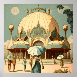 Crystal Palace World Fair, Poster de Arte AI