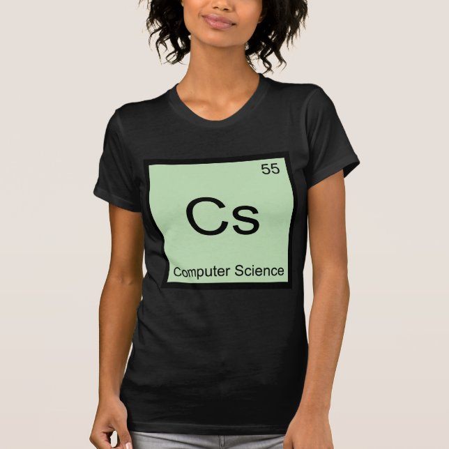 Cs - Camiseta do Símbolo do Elemento Químico da Ci (Frente)