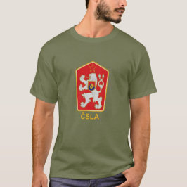 ČSLA - Pessoas Czechoslovak - Emblema T-Shirt do E