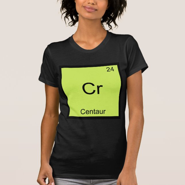 Ct - Camiseta do Símbolo Químico Engraçado de Cent (Frente)