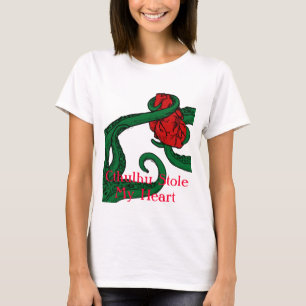 Cthulhu roubou minha camisa das senhoras T do