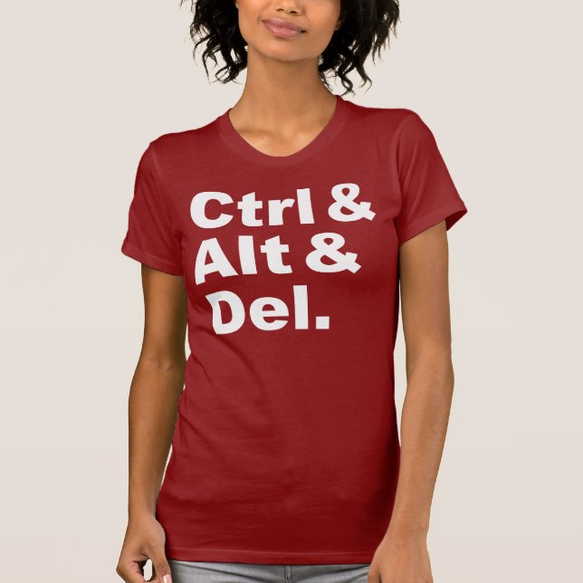 CTRL & Alt & Del Camisa (Frente)