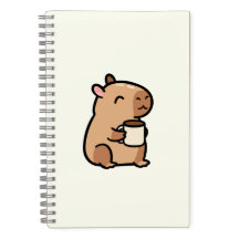 Cuaderno Cuadriculado Capybara com Grelha de Mug