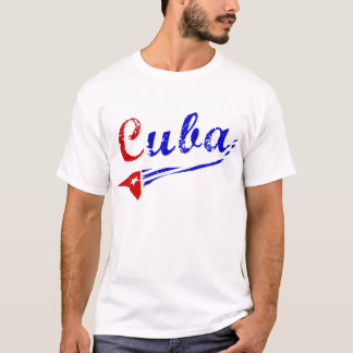 Cuba Camisa com bandeira cubana