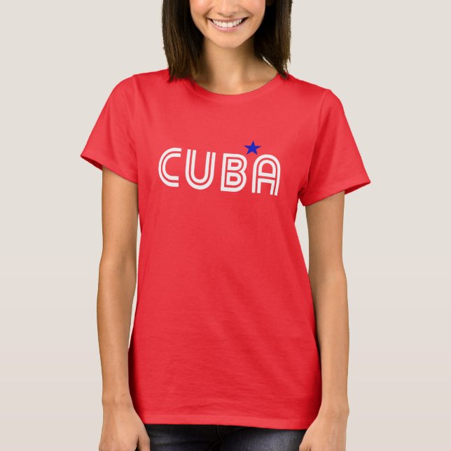 Cuba Retro T-Shirt (Frente)