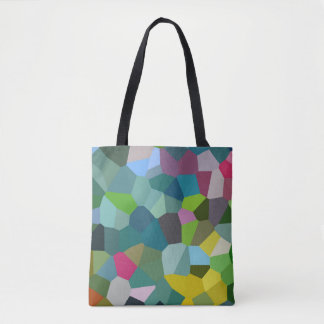 Cubismo com abstrato Tote Bag