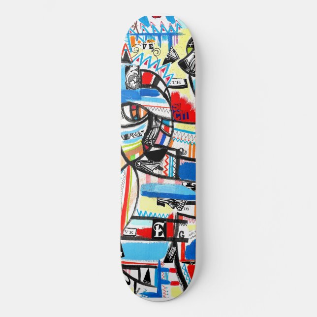 Cubismo skate deck (Frente)