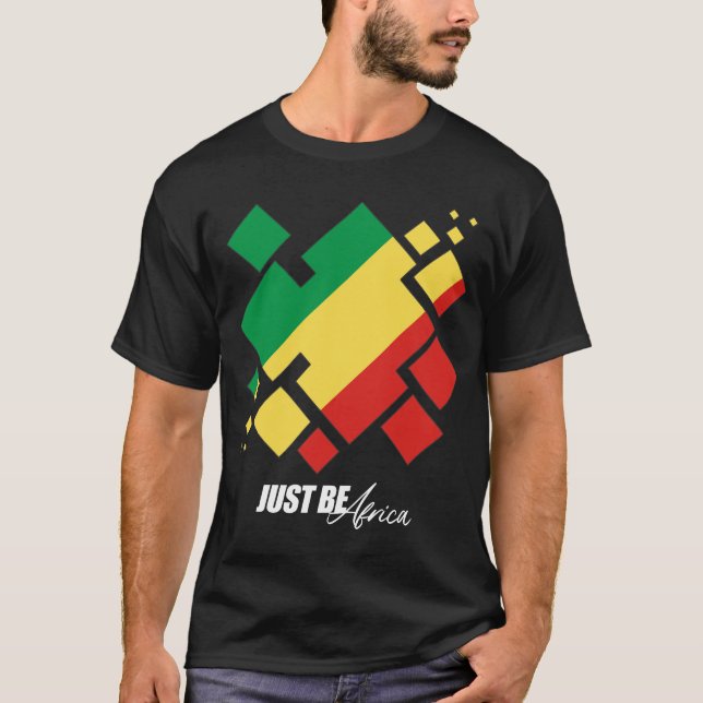 Cubo Congo-Brazzaville - Camisa Escura (Frente)