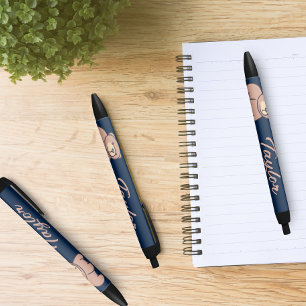 Cubo do Bebê Cónico Cub Caneta de Tinta Preta Pers