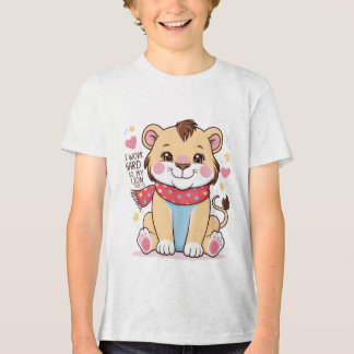 Cubo Leão Triste - Camisa T de Leão de Choro de Pa