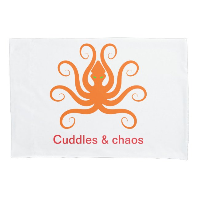 Cudles & Chaos - Cobrir do Travesseiro Octopus (Frente)