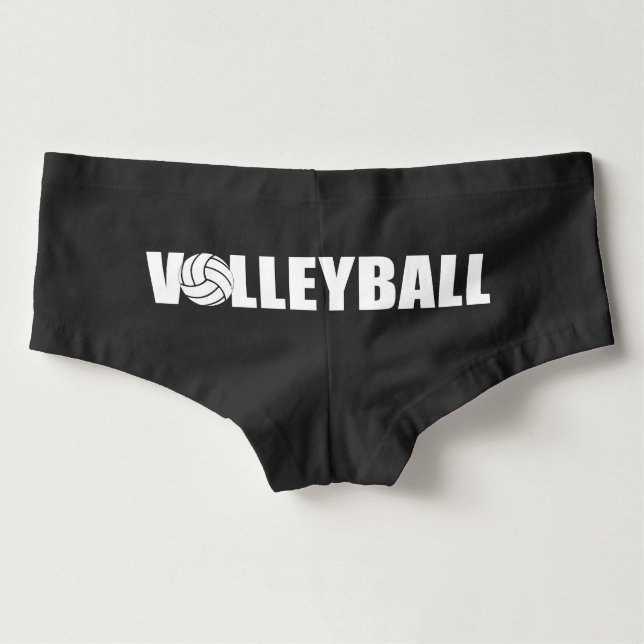 Cueca Feminina Cute de roupa interior de bermudas de voleibol fem (Verso)