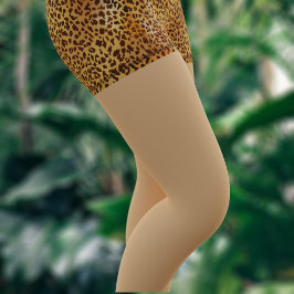 Cuecas Legging Estampado Leopardo Divertido