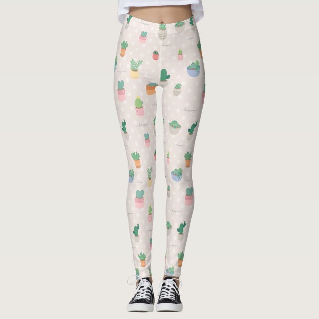 Cuecas Leggings de YOGA Estampadas (Frente)