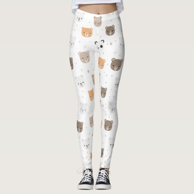 Cuecas Leggings de YOGA Estampadas (Frente)
