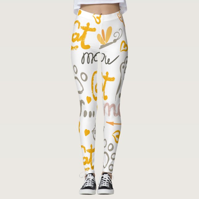 Cuecas Leggings de YOGA Estampadas (Frente)