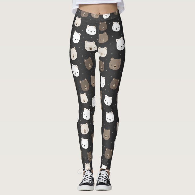 Cuecas Leggings de YOGA Estampadas (Frente)