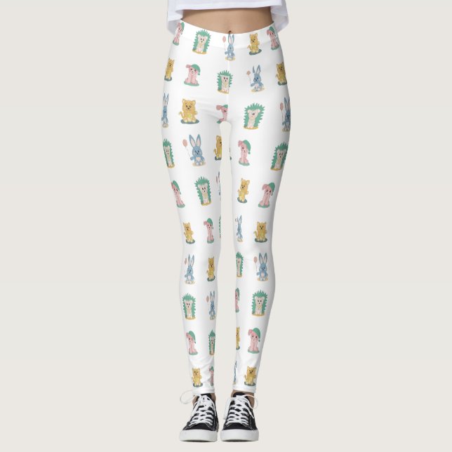 Cuecas Leggings de YOGA Estampadas (Frente)