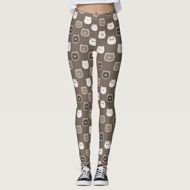 Cuecas Leggings de YOGA Estampadas (Frente)