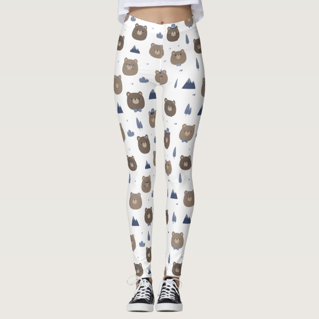 Cuecas Leggings de YOGA Estampadas (Frente)