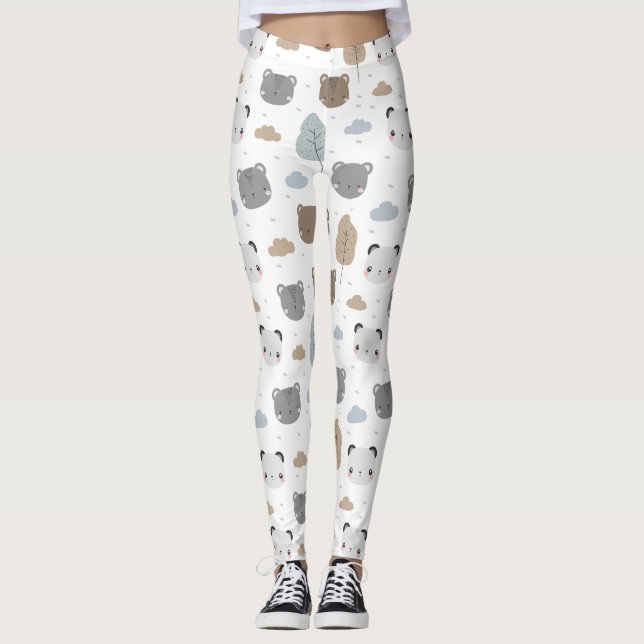 Cuecas Leggings de YOGA Estampadas (Frente)