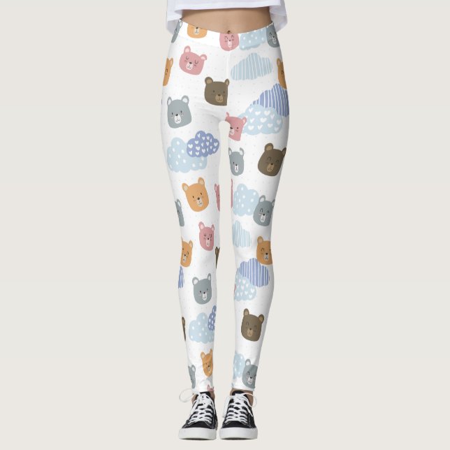 Cuecas Leggings de YOGA Estampadas (Frente)