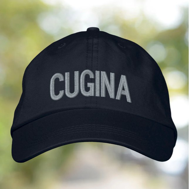 Cugina (prima/fêmea) chapéu bordado de boné (Criador carregado)