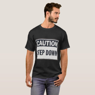 Cuidado abaixador e camisa de advertência do RF