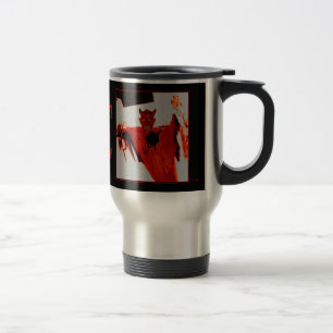 Cuidado! Caneca de viagem
