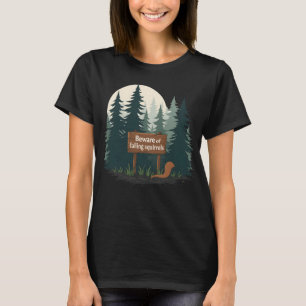 Cuidado com a camiseta dos esquilos que caem