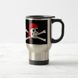 Cuidado com a Caneca de viagem dos Pirates