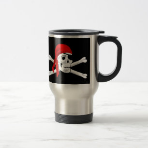 Cuidado com a Caneca de viagem dos Pirates