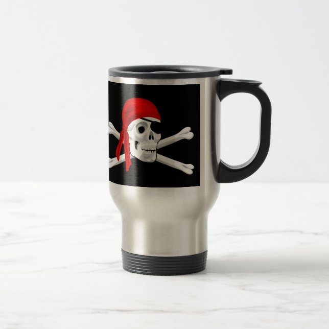 Cuidado com a Caneca de viagem dos Pirates (Direita)