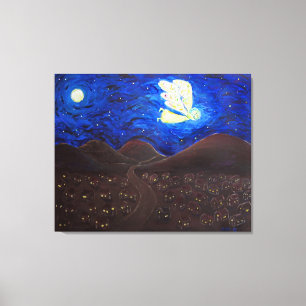 Cuidado com a Canvas de pintura de anjo de alma