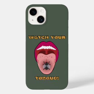Cuidado com a Capa de telefone da Trendy