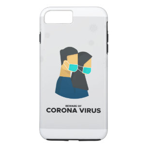 cuidado com a capas de iphone de coronavírus